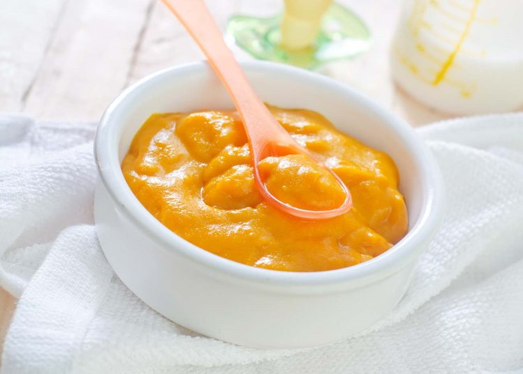 कद्दू की प्यूरी (Pumpkin Thyme Purée) शिशु आहार